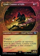 MTG SURGE FOIL Gimli, Counter of Kills Showcase - The Lord of the Rings #804