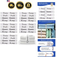 20Pcs Bed Sheet Organizer Bands Bed Sheet Keepers Storage Label Bands