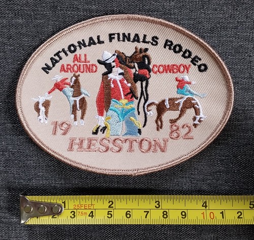 National Finals Rodeo All Around Cowboy Bull Rider Bronc Riding HESSTON PATCH