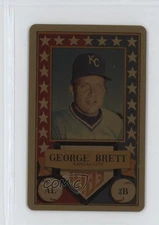 1983 Perma-Graphics/Topps Credit Cards All-Stars Gold George Brett HOF 7j0