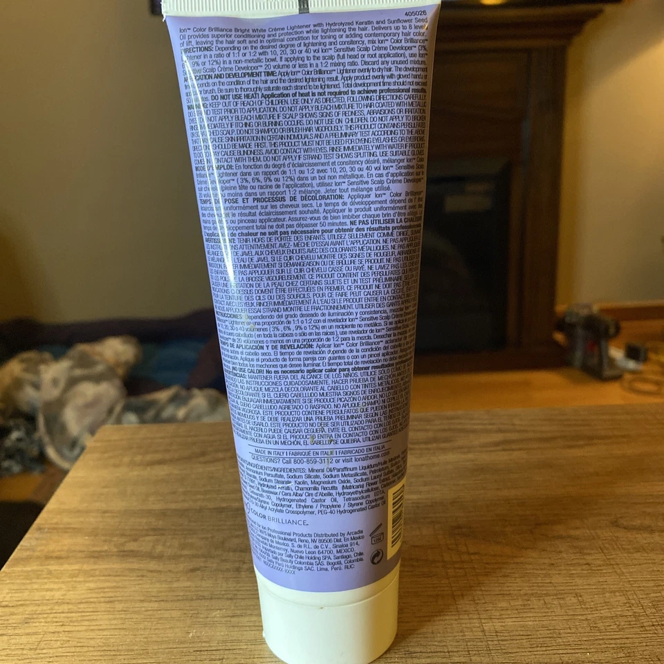 Aclarador crema blanco brillante ION Color Brilliance 8 niveles de elevación 10,6 oz - NUEVO Foto 2 de 4