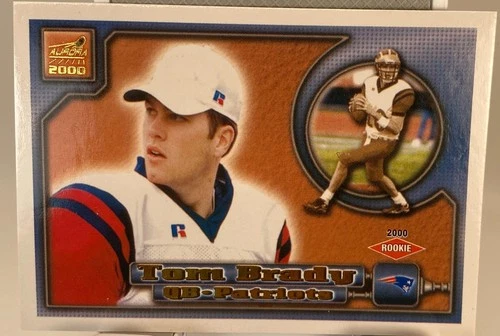 Tom Brady 2000 Pacific Aurora Rookie Card RC #84 - EX