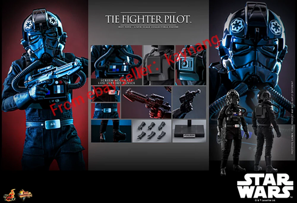 Hot Toys Action Figures TIE Fighter Pilot & Accessories for sale