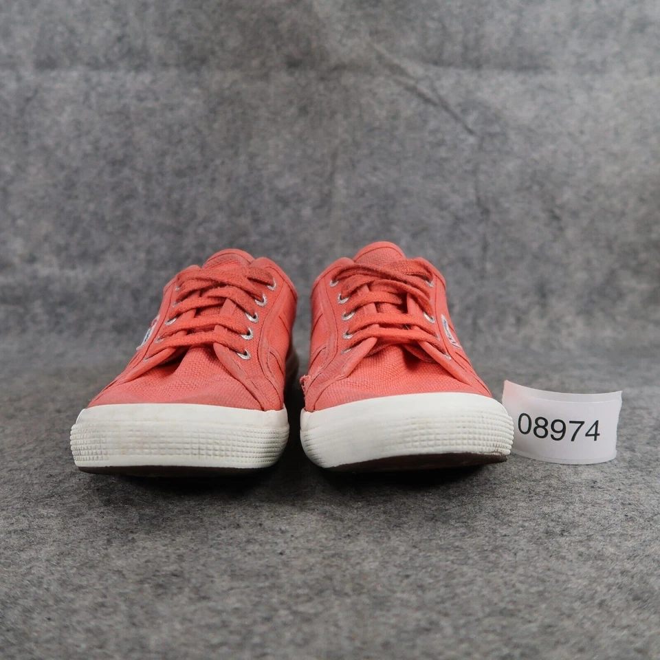 Superga Zapatos Niños 1 Tenis Lona Clásicos Informales Con Cordones Rosa Entrenador Activo Foto 3 de 4