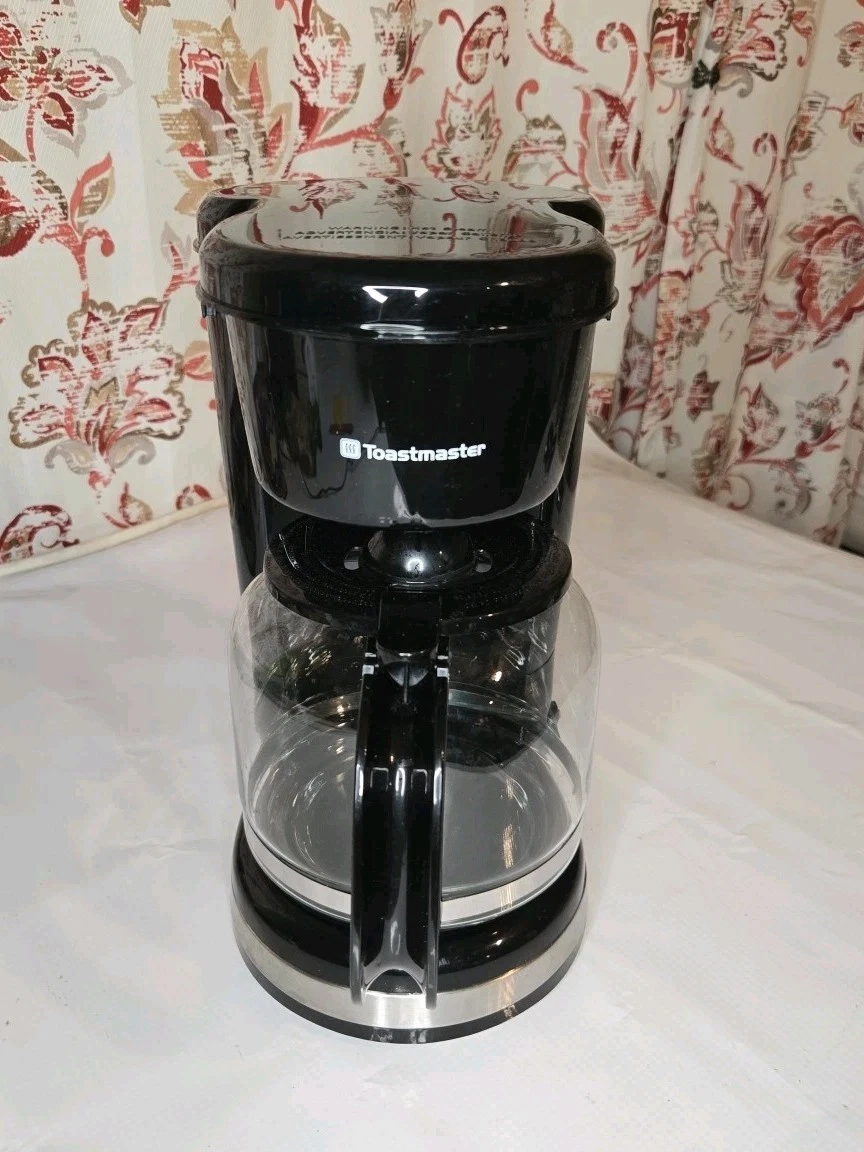 TOASTMASTER COFFEE MAKER 12 CUP COFFEE MACHINE MODEL TM-121CM BLACK - Great Cond