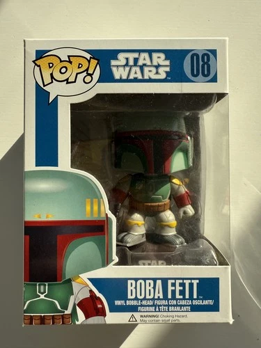 Funko Pop! Star Wars Boba Fett Blue Box Vinyl Bobble-Head #08