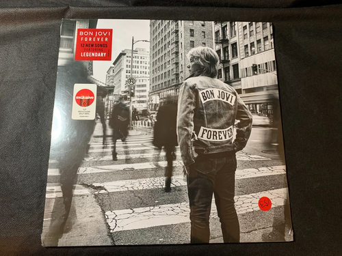 Bon Jovi - FOREVER" LE Clear Red Colored Vinyl Target Exclusive SEALED Free S/H