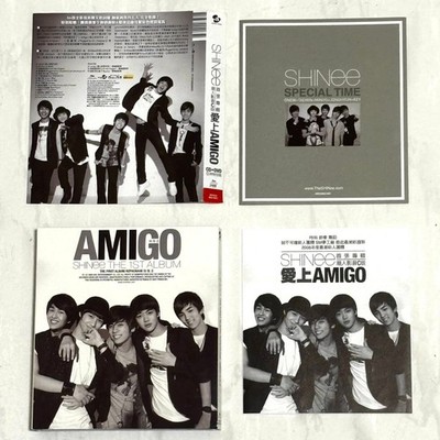 Shinee 2008 Amigo The 1st Album Repackage Taiwan OBI CD+DVD
