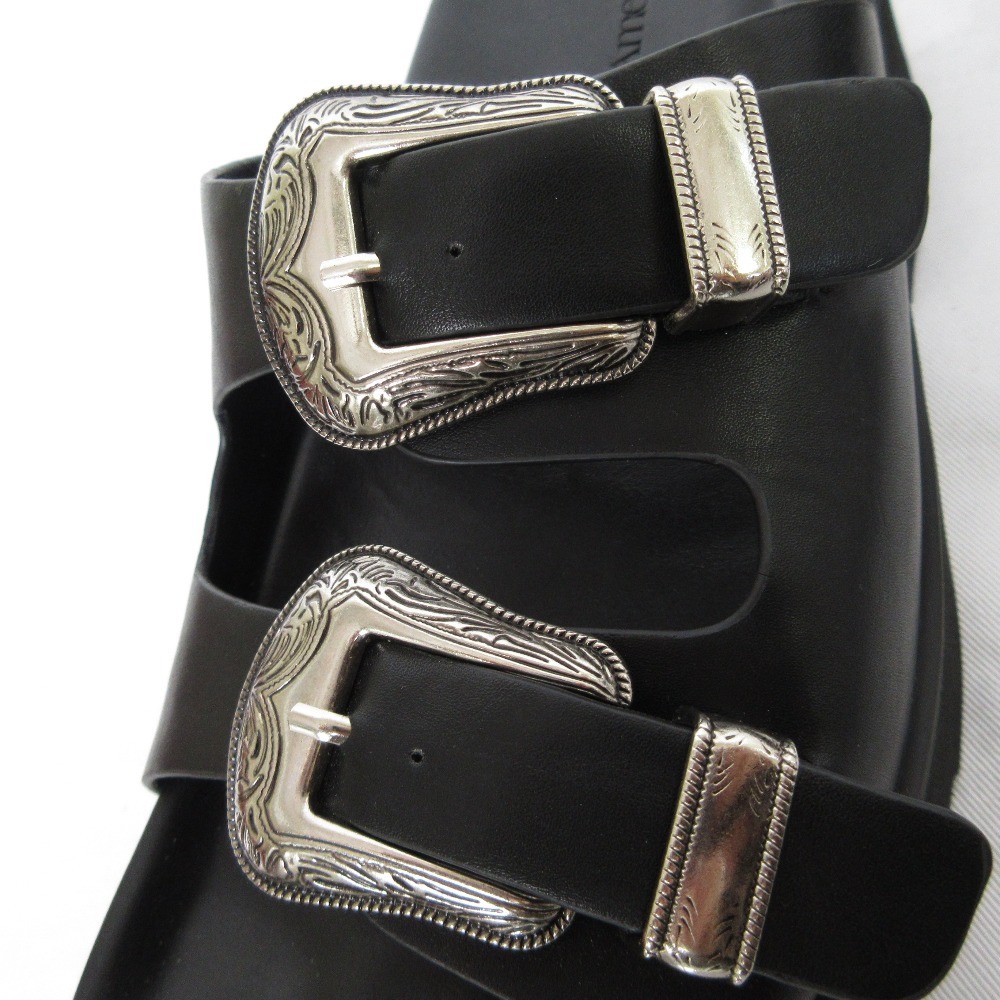 AMERI MEDI WESTERN BUCKLE SANDALS, Platform Buckl… - image 9