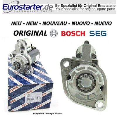 1*Anlasser Neu Original Bosch SEG OE-Ref. 0001200013 für Citroën/Peugeot