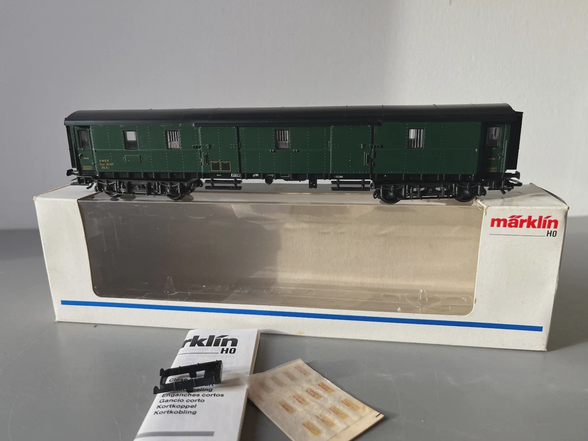 Rame Voitures Tonnerre SNCF ép.III Märklin HO – Région Est – Excellent état