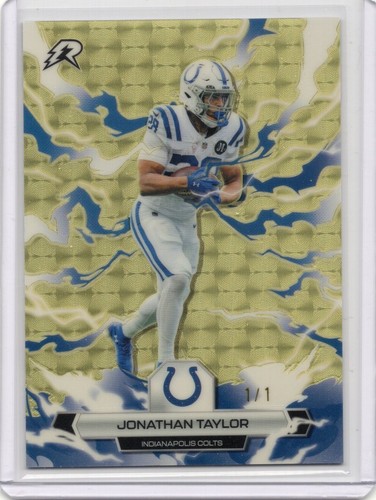 2025-26 Topps Resurgence NFL Football Jonathon Taylor Colts SUPERFRACTOR 1/1