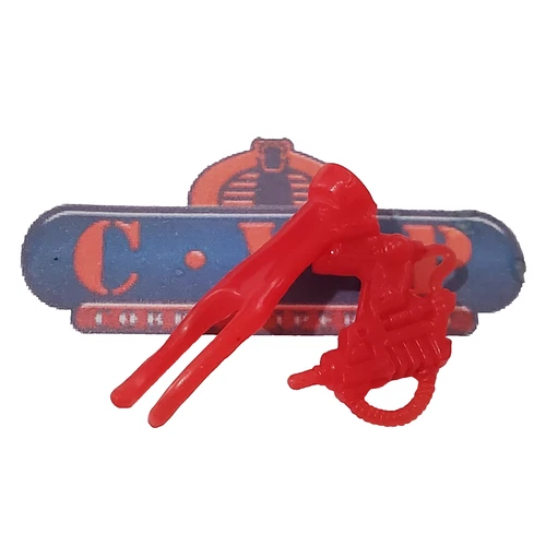 1991 Hasbro GI Joe Overkill Red CLAW / GUN ATTACHMENT Accessory