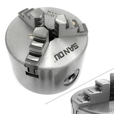 Image of 3 K11-80 80mm Lathe Chuck 3 Jaw Self-Centering Milling Machine CNC Lathe Chuck