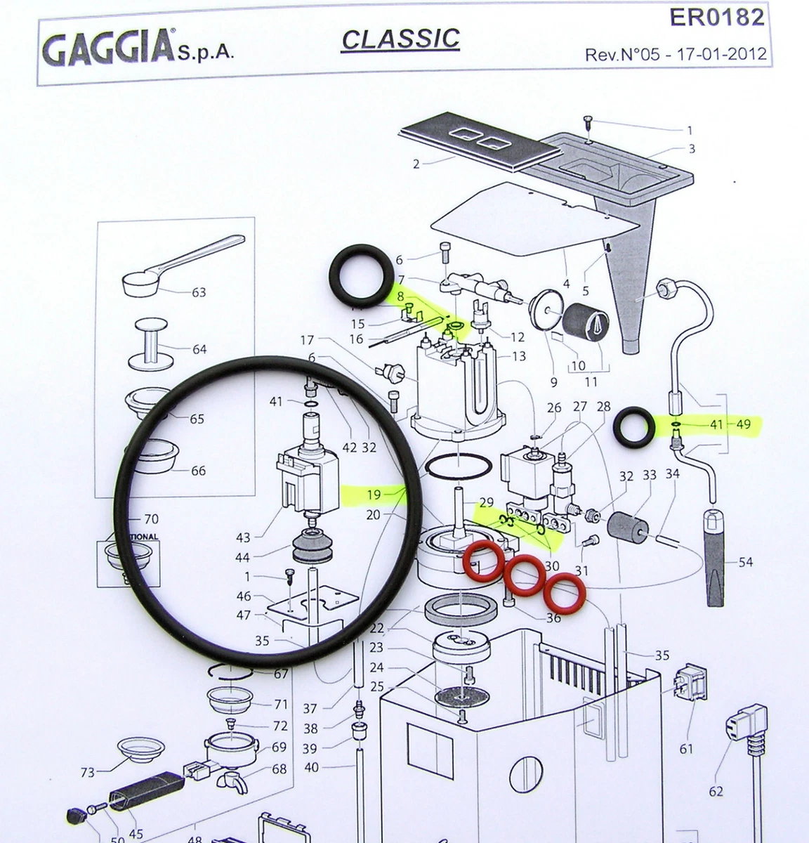 Gaggia tebe shop