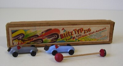 Seltenes Auto Spiel Blitz Typ 216 in OVP aus DDR Zeit