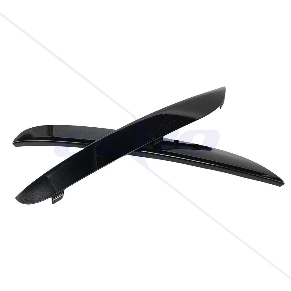 Glossy Black Front Bumper Grille Molding Trim For BMW 7 Series F02 2012-2015 Foto 2 de 4