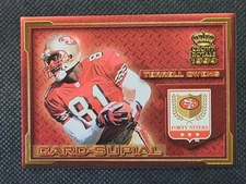 1999 Pacific Crown Royale Terrell Owens Card-Supial #18 San Francisco 49ers