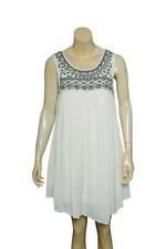 Urban Outfitters Mini Dress S 6 Women's Casual Embroidered Boho Short NEW 23765