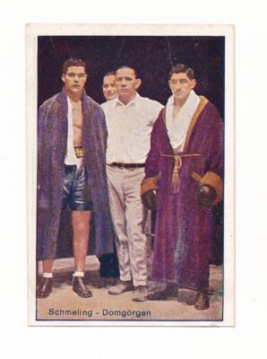 1926 Greiling MAX SCHMELING RC #2 Rookie Color Large 3 Serie Card Domgorgen 1927