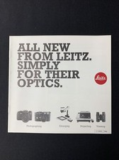 VINTAGE LEITZ LEICA SALES BROCHURE, PUB CODE 121.100-031