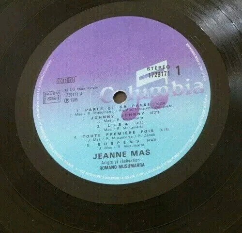 JEANNE MAS - Jeanne Mas (1985) - VINYLE 33T - Imagen 5 de 9