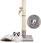 34‘’ Tall Cat Scratching Post with Premium Sisal Rope for Indoor Scratcher Post 