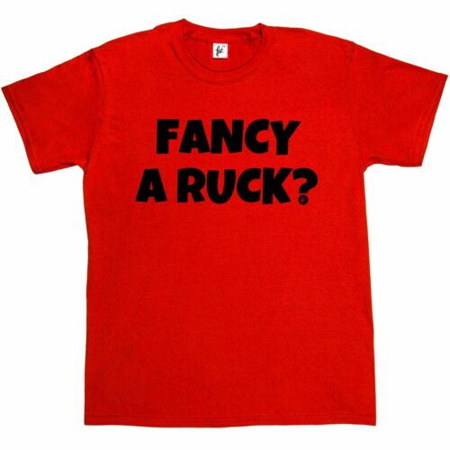 Rugby Fancy A Ruck? Lustige Parodie Witz Geschenk Bruder Freund Herren T-Shirt - Bild 1 von 16