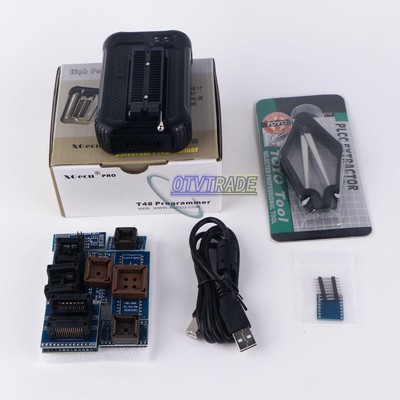 One New Design TL866II Plus High Performance USB Programmer with 9 Adapters #D2