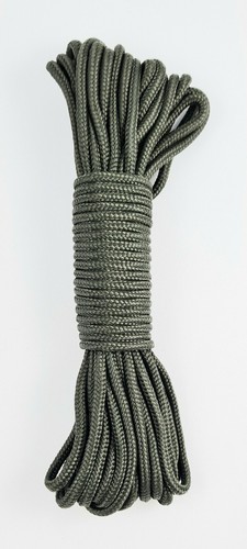 10 METRES 4MM OLIVE GREEN GUY LINE ROPE TENT CARAVAN AWNING CAMPING GAZEBO - Picture 2 of 3