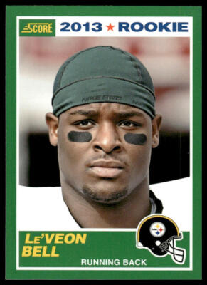 2013 Score #392 Le'Veon Bell Pittsburgh Steelers Rookie
