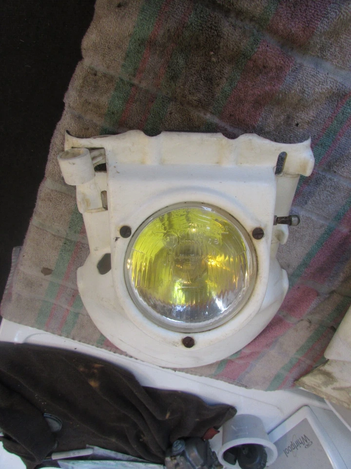 Husqvarna 500 Enduro 1983 faro faro faro y matrícula delantera Foto 2 de 4