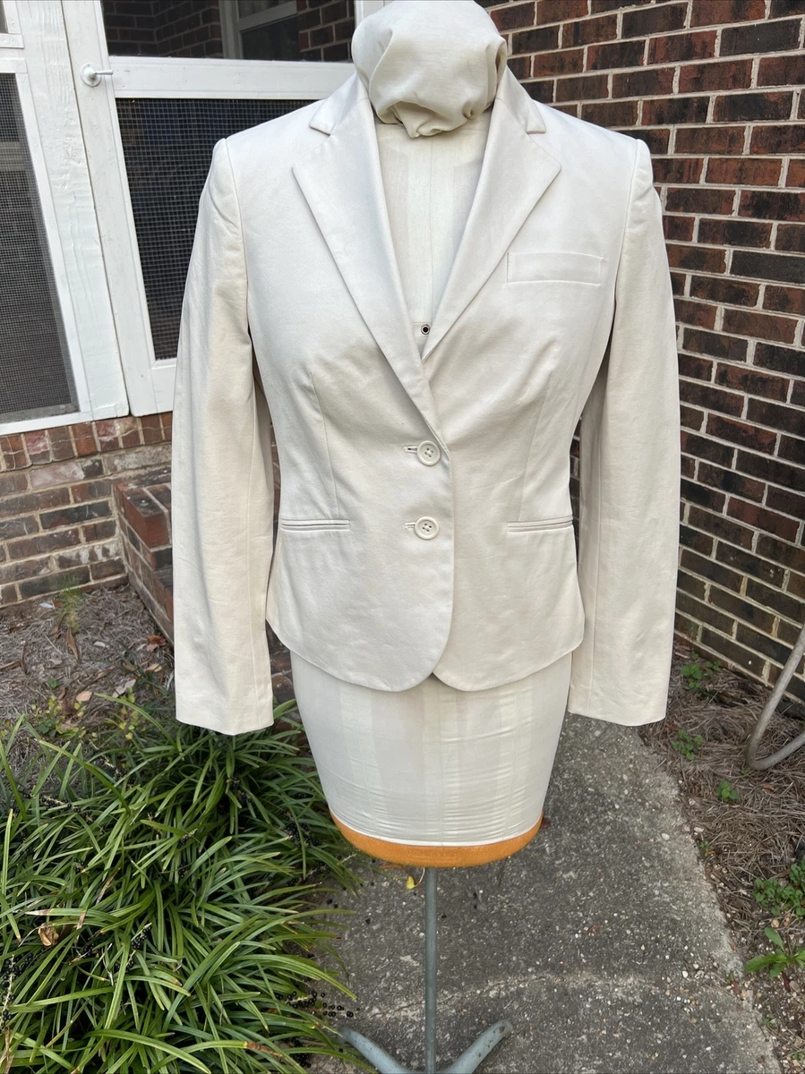 Ivory two-piece suit