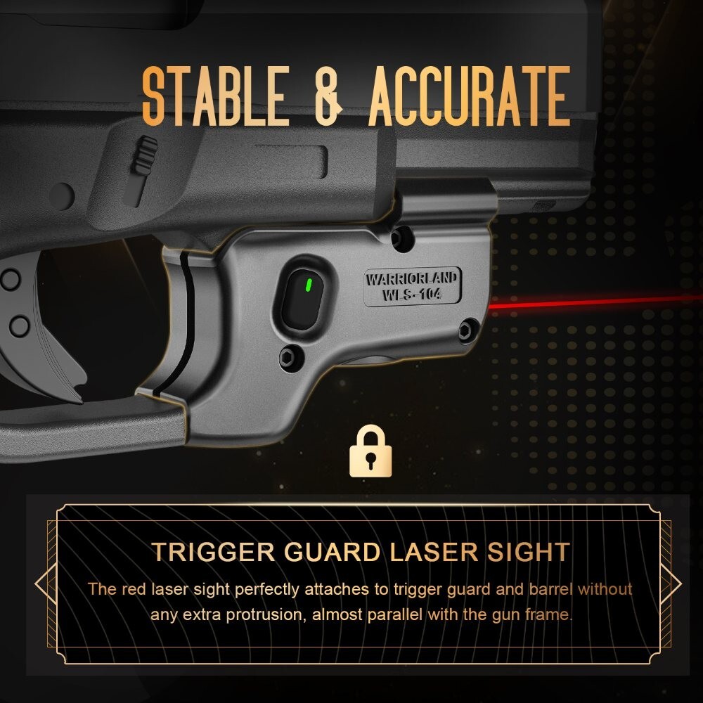 TSG Red Laser Gun Sight Fits: Glock 17/19 Gen 3-5, G23/31/32 Gen 3