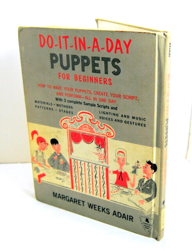 Do It In A Day Puppets For Beginners Margaret Weeks Adair Patterns Scripts Stage - Foto 2 di 6