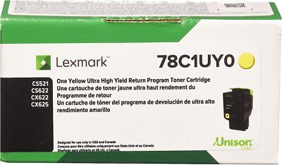 Genuine Lexmark Unison Toner Cartridge - Yellow, Ultra High Yield 
