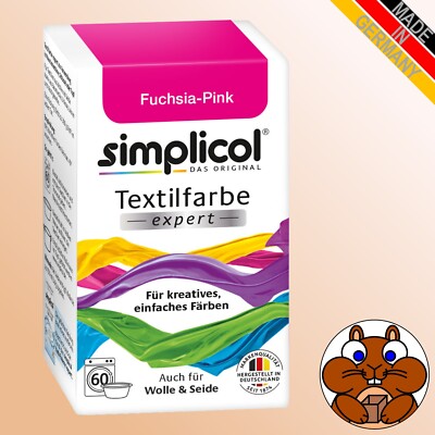 SIMPLICOL Textilfarbe expert vers. Farben u. Fixierer Batiken Wäsche Stoffe DIY
