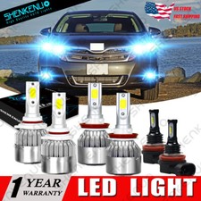 For Toyota Venza 2009-2016 6x 8000k Led Headlight Hilo Fog Lamp Combo Kit C6l