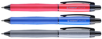 Stabilo Retractable Palette Gel Rollerball Pens 0.4mm Line, Choose Pack/Colour
