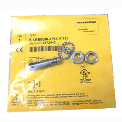 TURCK BI1.5-EG08K-AP6X-V1131 4672440 Inductive sensor PNP #