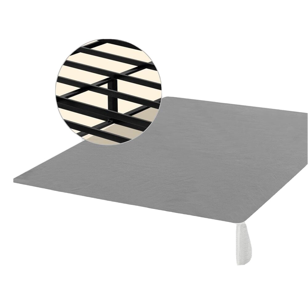 Amazon Basics Smart Box Spring Bed Base, 9-Inch Full Size, Tool-Free