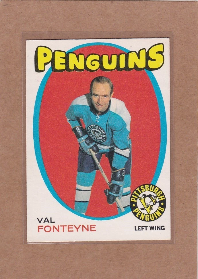 1971-72 O PEE CHEE HOCKEY VAL FONTEYNE #189 PENGUINS EX+ *A30708