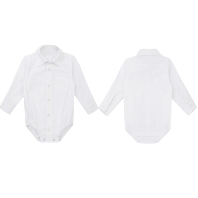 infant white dress shirt onesie Amazon.com: Little Things Mean A Lot Unisex Baby Poly Cotton Button Up White Dress Shirt Bodysuit Romper w/Collar-NB: Clothing, Shoes & Jewelry