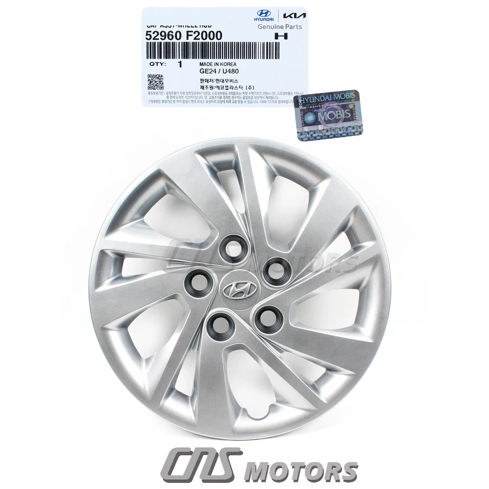 ⭐GENUINE⭐ Wheel Hub Cap Cover 15" for 2017-2020 Hyundai Elantra 52960F2000 Foto 2 de 4