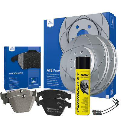 ATE CERAMIC Powerdisc Bremsensatz + WK BMW 3er E36 VORN Ø286mm Bremsenreiniger
