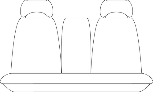 Ford Falcon Sedan Wagon Ute Van 1988-1993 Neoprene Black Custom Front Seat Cover - Picture 2 of 12