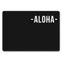 Aloha DialektgrüßE FußMatte Ohne Rand FußMatte Fussmatte FußAbtreter