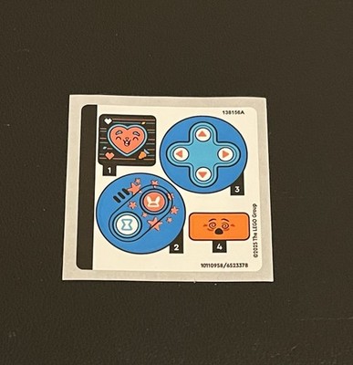 Lego Sticker Sheet for Set No. 71490 (Part No. 71490stk01)