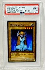 遊戯王 LOB 1st Mystical Elf 旧アジア PSA 9 PSA 9 - Yu-Gi-Oh Card - LOB-062 - MYSTICAL ELF (super rare holo