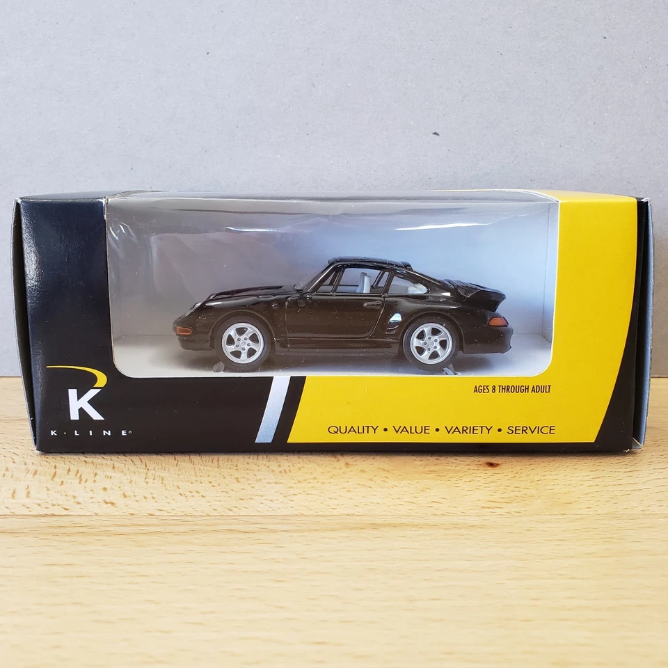 K-Line Kruisers 1996 Porsche 911 Turbo 993 Diecast 1:43 Black - Image 3 of 4